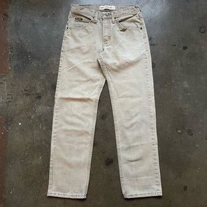 Vintage Lee Denim in gold / brown comorway